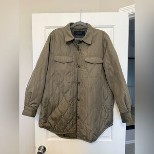 Women’s quilted shacket